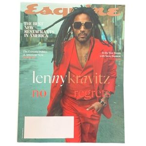 Esquire Magazine Winter 2023 Lenny Kravitz Steve Bannon Best New Restaurants